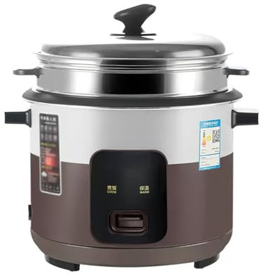RR-YRL Vapore Di Riso Antiaderente Vecchio Stile Domestico Con Vapore, Adatto Per 2-8 Persone, Fornello Di Riso Di Grande Capacità Con Un Pulsante,2L