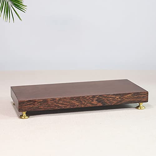 Pieds d'Enceintes Supports d'enceintes Universels, Supports d'enceintes en Bois pour Supports d'enceintes de Bureau et de Satellite HiFi Home-Cinéma, Supporte 50 kg/110 Lbs (Couleur : A, Taille : 50 *