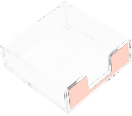 MUSISALY Transparenter Notizblockhalter Aus Acryl Aufbewahrungs-Organizer Für Schreibtisch Notizblock-aufbewahrung Kompakt Und Leicht Geeignet Für Büro Und Home Office