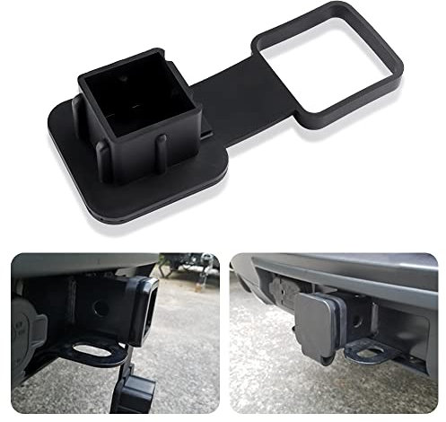Universal Tow Hitch Cover Replacing 5 cm Hitch,Rubber Tow Bar Cover Against Dust and Mud,Trailer Tow Ball Cover Compatible with Toyota Ford Chevrolet Nissan Dodge Ram