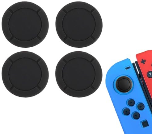 RAMGLYO 2 Paires Capuchons en Silicone de Remplacement pour Joystick - Protection et Confort Améliorés - Thumb Grips Analog Stick Cover