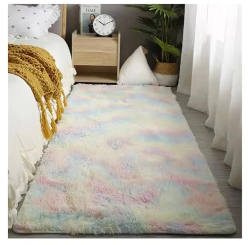 Tappeto Camera da Letto Tappeto for camera da letto Soffici tappeti for soggiorno Comodino di grandi dimensioni Tappetino da gioco for bambini Morbido arredamento for la casa Coperta shaggy for balcon