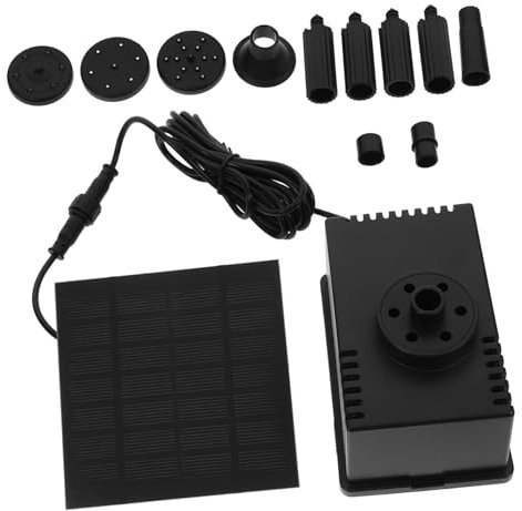 BESPORTBLE Pumpe 180 L/h Schwimmender Brunnen Gartendekoration Vogelbad-springbrunnenpumpe Solarbetriebenes Wasserspiel