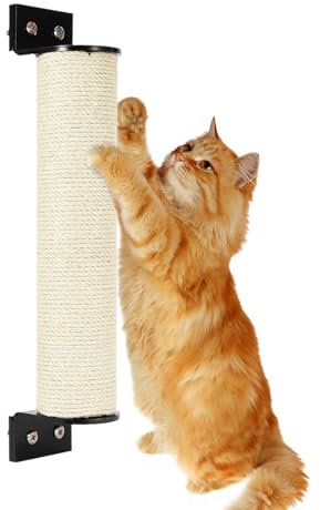 Kratzbaum für Katzen, Sisal-Kratzbaum, Kratzbaum für Katzen, Kratzbaum mit Massagegerät, Ersatz für Kratzstämme mit Schrauben, Kratzbaummöbel