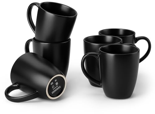 vancasso Tassen-Set, 340 ml, PLA, Schwarz
