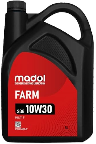 Farm Multi F 10W30, Olio Multigrade per Trattori Agricoli, 5L, Lubrificante per Motori, Trasmissioni e Sistemi Idraulici Ideale per il cambio e i sollevatori dei mezzi agricoli e pesanti. madol SCRAM