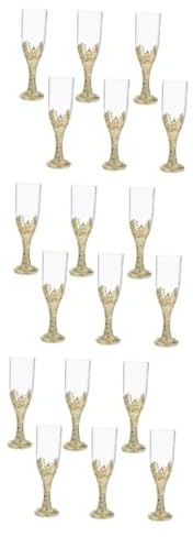 PRETYZOOM 18 Piezas Copa de vino de decoración de la iglesia cáliz religioso cáliz de la iglesia copa de licor rústica medievales PD Dorado