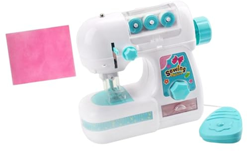 perfk Machine à Coudre pour Enfants, Jouet de Simulation, Appareil Facile à Utiliser, Artisanat, Jeu de Simulation, Jouet d'apprentissage pour Filles et