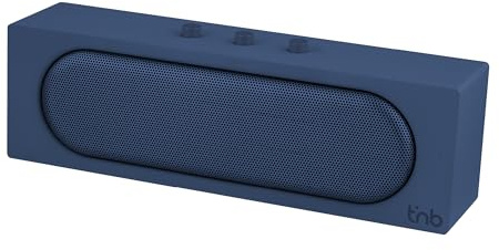 T'nB - Enceinte Bluetooth Rainbow Barre, Bluetooth 5.4, 10 W Rms, Autonomie 8 H, Connexion TWS Stéréo, Micro SD, Prise Jack 3,5 Mm, Radio FM, Format Compact 24 X 7 Cm, Batterie 1200 Mah - Bleu Nuit