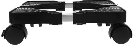 Alasum Supporto per Piante con Rotelle Regolabile Sottovaso Estensibile in Plastica Resistente per Vasi da Fiori Pesanti Carrello Portafiori Mobile per Interni ed Esterni