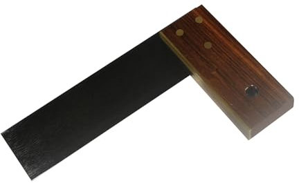 Daptez ® Carpenters Square 150mm Brass Carpentry Woodwork Joiner Tools DIY Rustproof