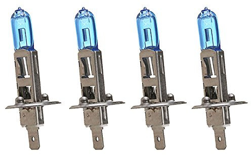 E Support 4 X KFZ Auto H1 6000K Xenon Gas Halogen Scheinwerfer Weiß Licht Lampen Birnen 55W Autolampen Long Life