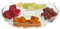 URBNLIVING Glass Serving Bowl for Snacks, Dips, Tapas - 5 Compartments