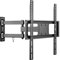 Goobay 49744 - Supporto da parete da 55 pollici, estensibile e completamente mobile, per TV e monitor da 32 a 55 fino a 35 kg, VESA 400 x 400, colore: Nero