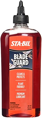 STA-BIL Blade Guard - Premium Lubricant, Helps Maintain Edge, Will Not Harm Plants, Protects Against Rust and Corrosion, Safe for Use On Gas Electric Equipment, 12oz (22503), Orange