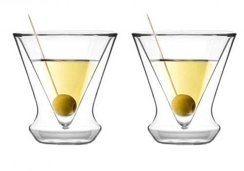 Vialli Design SET med 2 dubbelväggiga martiniglas SOHO 8937
