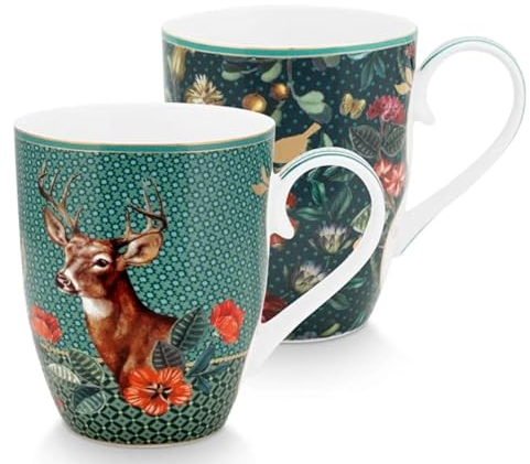 Pip Studio 51002334 Winter Wonderland Henkelbecher 350 ml Set2