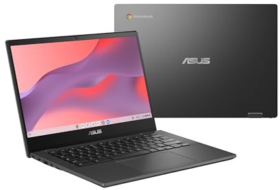 ASUS Chromebook CM14 Laptop, 14 HD Anti-Glare Display (1366x768), MediaTek Kompanio 520, 4GB RAM, 64GB eMMC, ChromeOS, Gray, CM1402CM2A-DS44, Gravity Grey (Renewed)