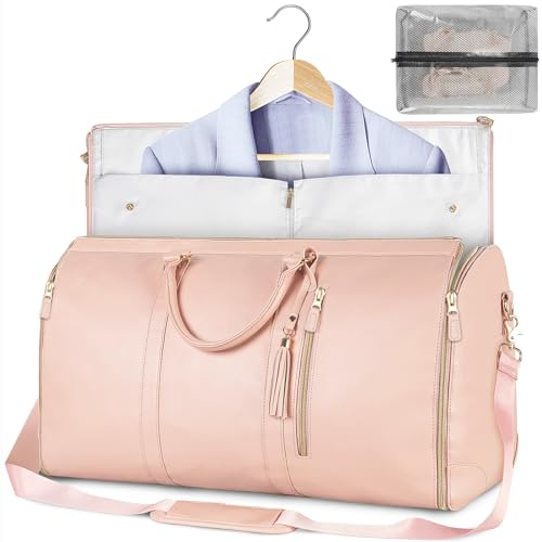 Kleidersack Reisetasche Faltbare,Unisex 2 in 1 Anzugtasche Reisetasche,Wasserdichter Foldy Bag Hängekoffer Reisetasche Kleidersack Tasche,Reisetasche Handgepäck ​mit Schulterriemen Aufbewahrung