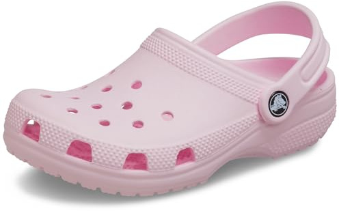 Crocs Classic Clog T, Zoccoli Unisex - Bambini e Ragazzi, Pink Milk, 27/28 EU