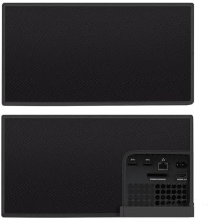 Custodia antipolvere antigraffio per console Xbox Series X accessori di gioco copertura protettiva verticale verticale (modalità orizzontale)