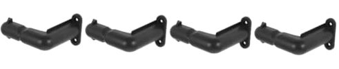 Cabilock 4pcs Vacuum Wall Bracket Vacuum Holder for Wall Cleaner Accessories Plastic Tidy Storage