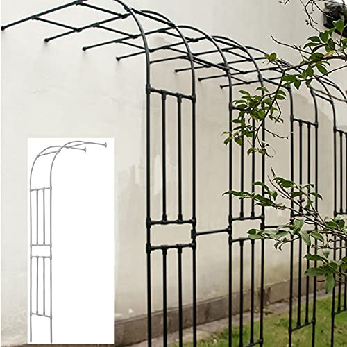 Arco a mezza rosa resistente alle intemperie per piante rampicanti, ideale per interni ed esterni, decorazione per matrimoni