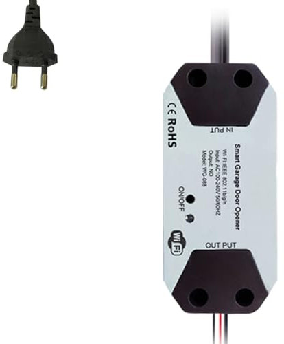 Cpolebev Controller per Porta da Garage, Apriporta Automatico WiFi Smart Home, Spina UE