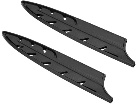 PATIKIL Fodero Per Coltello In ABS Per Sicurezza Per Coltello Da Intagli 8, Fodero Universale Per Protezione lametta Per Coltello Da Cucina, Nero, 19.7 cm L, Confezione Da 2