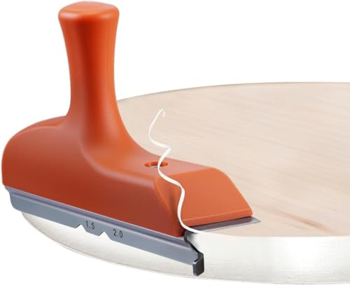 MUSLONG Furnierkantenschneider mit 1 Ersatzklinge, Kantenschneider Umleimer für Holz, PVC, ABS, Kantenhobel, Handhobel für Holzbearbeitung, Kantenanleimschneider für Möbel- und Furnierarbeiten