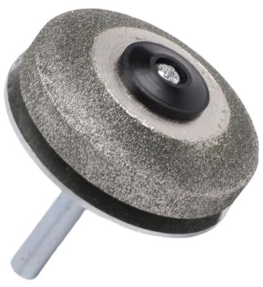 Jectse Aiguiseur de Lame diamanté 100, Construction Métallique, Convient pour Perceuse Manuelle, Ciseaux de Tondeuse à Gazon, Longue Durée, Installation Rapide, Résultats Précis,