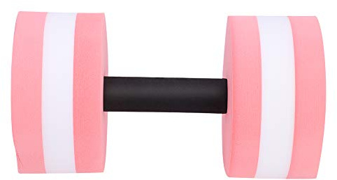 Xiuganpo Ensemble D'haltères de Remise en Forme Aquatique pour L'entraînement de Musculation pour les Exercices Aérobiques-mousse EVA Bleu/rose/vert (PINK)