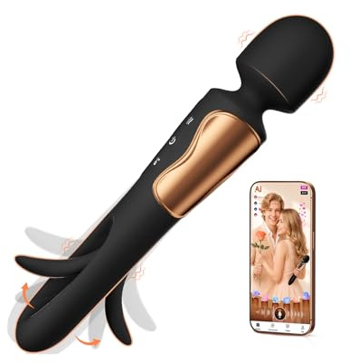 Sex Toy Vibratoreper Donna Professionale con APP AI Sync Grande, Battito Vuoto 3 in 1 Vibratore, Doppia Stimolazione Clitoride e Punto G, Squirting, Sexytoysys coppia Toys Sessuali Per Donna