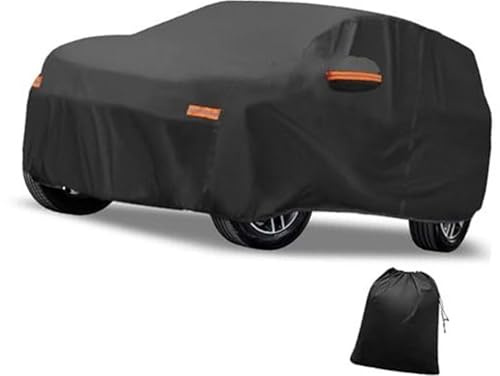 Vectzeta Cubierta de coche, for Hyundai, película aluminio for exteriores, impermeable, protección contra el sol, la lluvia, nieve, granizo Cubierta completa para coche al aire libre