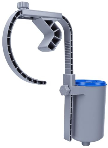 Luocute Skimmer per Piscina Fuori Terra, Skimmer di Superficie Galleggiante Automatico con Montaggio a Parete | per piscine gonfiabili e con struttura in metallo, clip anti-galleggiante, funziona con pompa da 800 GPH