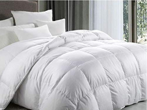 Amber Linen 10.5 Tog Hotel Quality Duck Feather & Down Duvet, Quilt (Double)