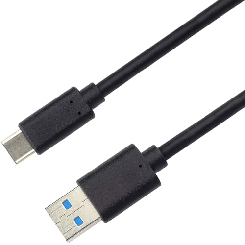 PremiumCord USB-C to USB 3.0 Connection Cable 2 m, Data Cable SuperSpeed up to 10 Gbit/S, Quick Charge up to 3 A, USB 3.1 Generation 2 Type C Plug, Colour Black, Length 2 m
