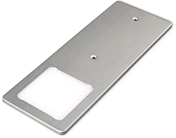 kalb | LED Unterbauleuchten Silber 5W- sehr Flache Küchenleuchte, Auswahl:1er Set warmweiss