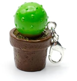 Miniblings Cactus Charm Fermeture Éclair Pendentif Plante Plante en Pot Oursin Cactus 4
