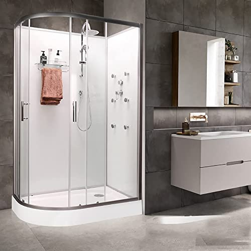 Vidalux Hydro SS712 Right Shower Cabin 1200 x 800-White