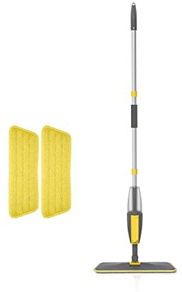 trapeador de vapor Fregona De Microfibra Con Pulverizador Giratorio De 360 ​​° For Limpieza De Suelos Fregona Mágica Multifuncional For Limpieza De Suelos Con Almohadillas Reutilizables para vaporizar