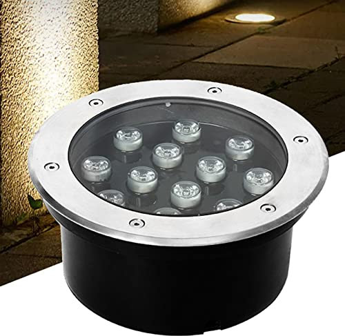 KEKSIS Bajo Voltaje Luces Del Paisaje LED Luz Subterránea Al Aire Libre Impermeable IP66 Jardín De Luz Enterrada Ronda Luz Empotrada En El Suelo para Patio Cerca Ruta Cubierta Foco Empotrable De Suelo