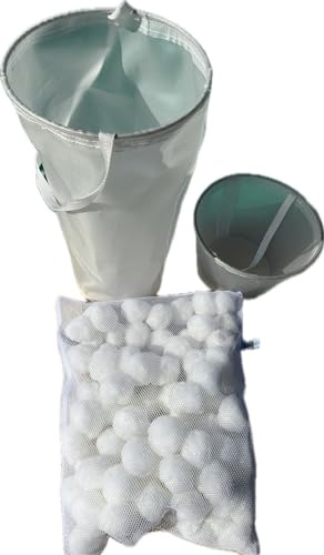 EasyClean EasyFilter Poche de Filtration Compatible Desjoyaux avec 1 Poche + 1 Sac de Balles Filtrantes + 1 Panier Skimmer Préfiltre