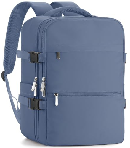 xlodea Zaino Ryanair 40x20x25 40x30x20 Bagaglio a Mano Zaino da Viaggio Aereo Borse da Cabina 40x30x20 per Voli Donna Uomo con Custodia per Trolley