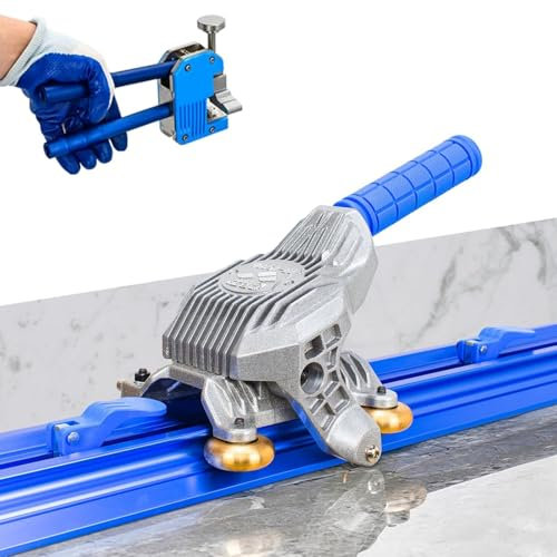 Dfdieratve Tagliapiastrelle Manuale da 87 Pollici, per Piastrelle in Porcellana e Ceramica di Grande Formato, Macchina Professionale per Il Taglio di Lastre di Porcellana