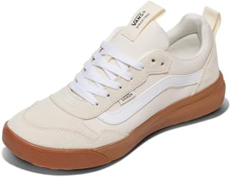 Vans Men's Range EXP Shoe | Athletic Fashion Sneakers for Walking, Hiking & Everyday Wear, Suede Gum Classic White, 12