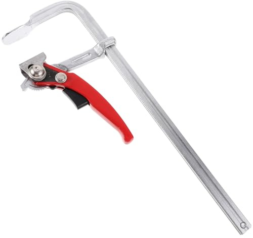 Hemobllo Feste Ratschenklemme F-clip 300x80mm aus Robustem Material Holzarbeitszeug Spannvorrichtung für Heimwerker und Tischler