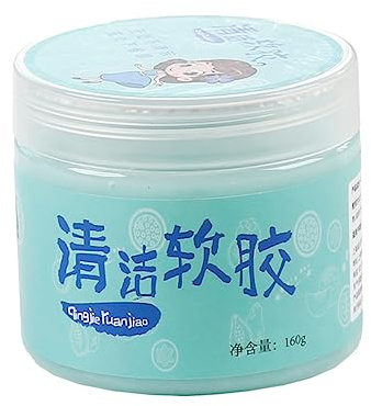 Hemobllo Gel Nettoyant pour Clavier D'ordinateur Portable Argile Végétale Parfumée, Réutilisable et Facile à Transporter, pour Bureau et Maison