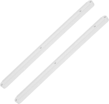 iplusmile 2 pièces Glissières de Tiroir Latérales Plastique Lot de Rails Coulissants pour Commodes et Armoires Montage Facile et Glissement