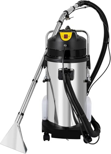 Limpiadora de alfombras comercial de 30L/40L/50L, aspiradora multiusos 3 en 1 para seco y húmedo, máquina portátil de limpieza de alfombras con sistemas de refrigeración por aire circulante 30L